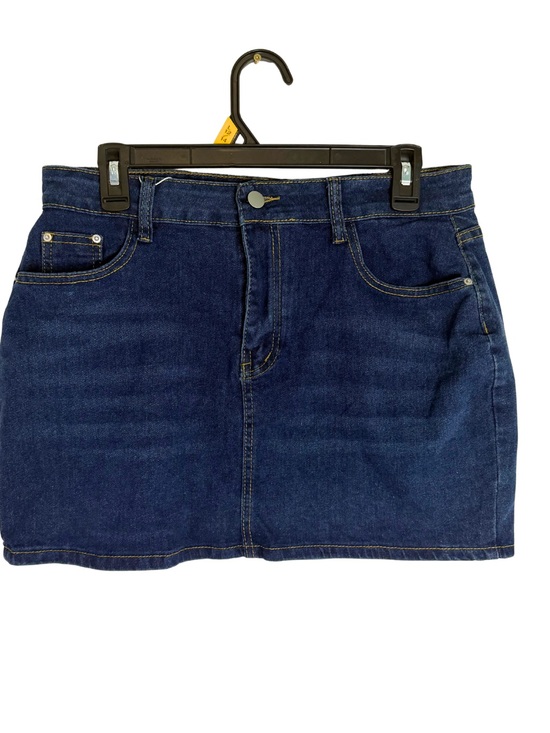 cothqiue Dresses & Skirts - Cothqiue Classic Blue Denim Mini Skirt - Women's